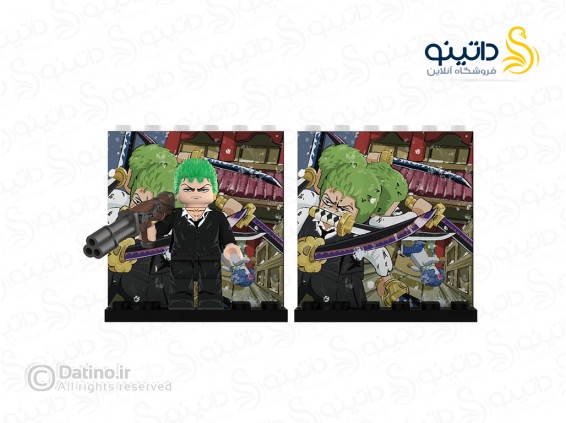 عکس مینی فیگور رورونوا زورو انیمه وان پیس DY636 - انواع مدل مینی فیگور رورونوا زورو انیمه وان پیس DY636