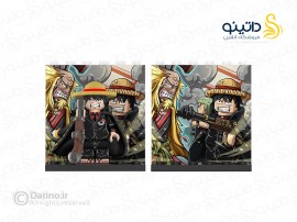 مینی فیگور لوفی خشمگین با اسلحه انیمه وان پیس DY635