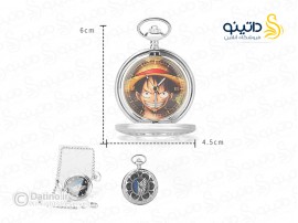 ساعت جیبی طرح مانکی دی لوفی انیمه وان پیس 20236