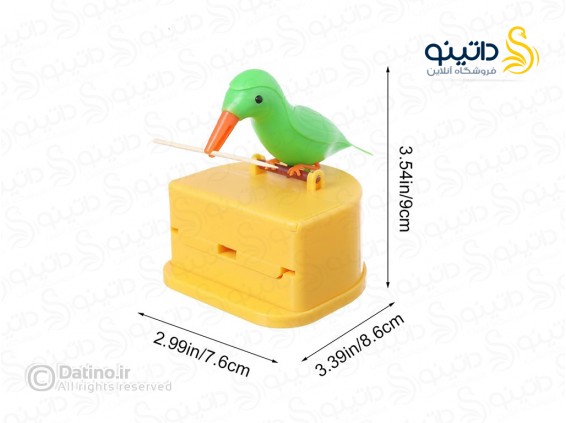 عکس ظرف خلال دندان فشاری طرح پرنده 20249 - انواع مدل ظرف خلال دندان فشاری طرح پرنده 20249
