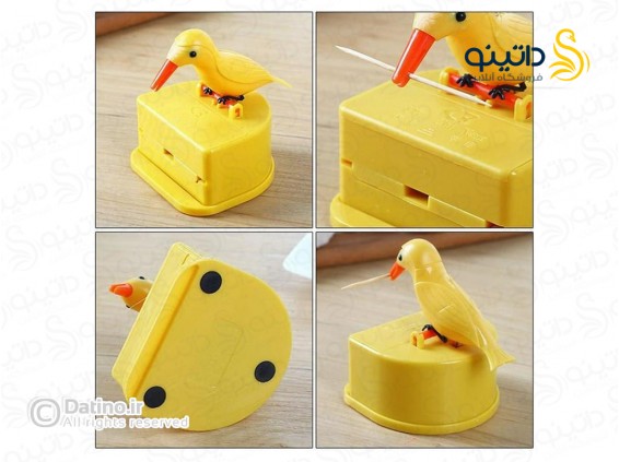 عکس ظرف خلال دندان فشاری طرح پرنده 20249 - انواع مدل ظرف خلال دندان فشاری طرح پرنده 20249