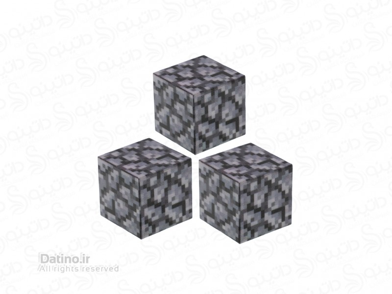 عکس بلوک مغناطیسی ماینکرافت طرح سنگریزه مجموعه سه عددی 20279 - انواع مدل بلوک مغناطیسی ماینکرافت طرح سنگریزه مجموعه سه عددی 20279