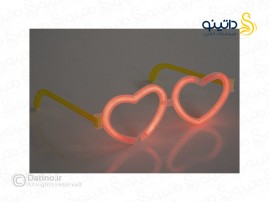 عینک بلک لایت طرح قلب 20304