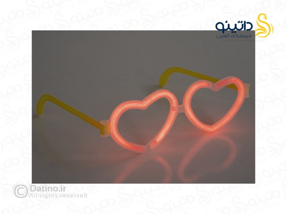 عکس عینک بلک لایت طرح قلب 20304 - انواع مدل عینک بلک لایت طرح قلب 20304