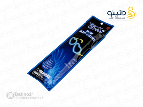 عکس عینک بلک لایت طرح قلب 20304 - انواع مدل عینک بلک لایت طرح قلب 20304