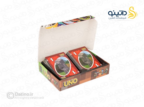 عکس بازی فکری اونو 110 کارتی ماینکرافت 20312 - انواع مدل بازی فکری اونو 110 کارتی ماینکرافت 20312