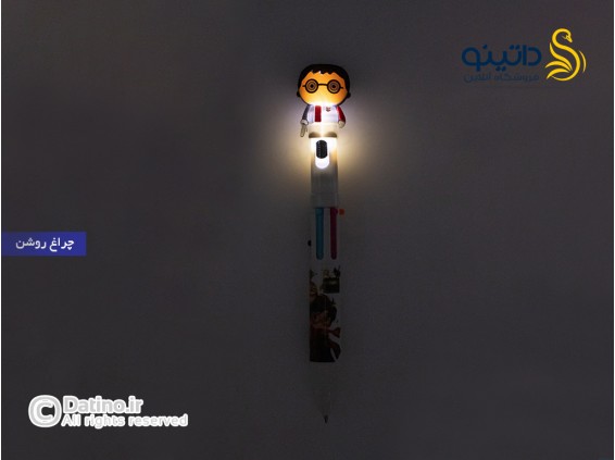 عکس خودکار 6 رنگ چراغ دار مدل هری پاتر 20320 - انواع مدل خودکار 6 رنگ چراغ دار مدل هری پاتر 20320