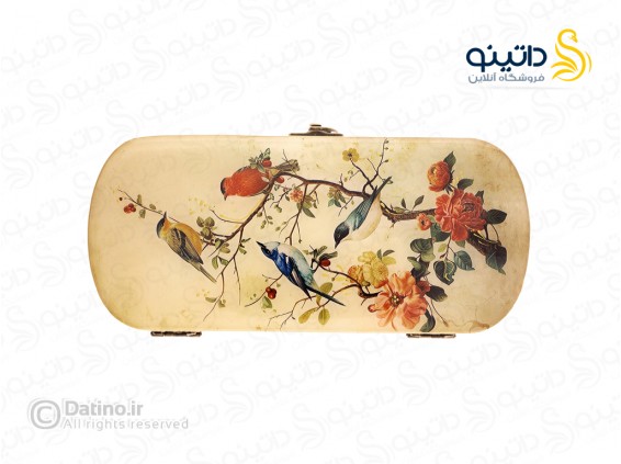 عکس جعبه چوبی رزین مستطیلی طرح باغ گل ایرانی زرکوب 20329 - انواع مدل جعبه چوبی رزین مستطیلی طرح باغ گل ایرانی زرکوب 20329