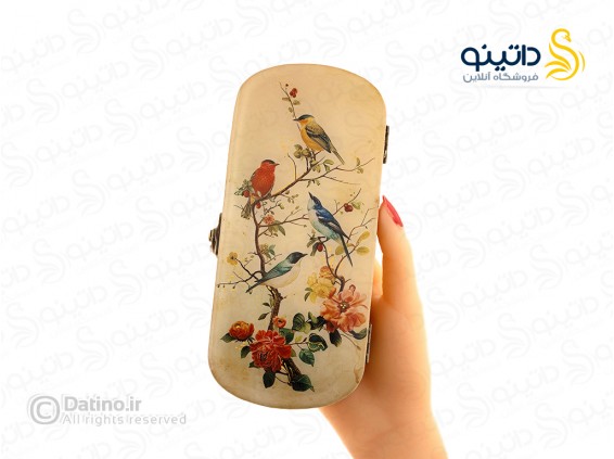 عکس جعبه چوبی رزین مستطیلی طرح باغ گل ایرانی زرکوب 20329 - انواع مدل جعبه چوبی رزین مستطیلی طرح باغ گل ایرانی زرکوب 20329