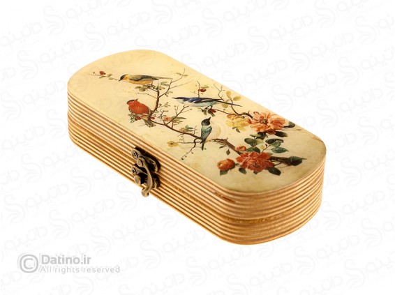 عکس جعبه چوبی رزین مستطیلی طرح باغ گل ایرانی زرکوب 20329 - انواع مدل جعبه چوبی رزین مستطیلی طرح باغ گل ایرانی زرکوب 20329