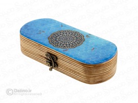 جعبه چوبی رزین مستطیلی طرح حوض ماهی 20331