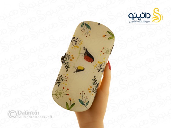 عکس جعبه چوبی رزین مستطیلی طرح پرنده 20332 - انواع مدل جعبه چوبی رزین مستطیلی طرح پرنده 20332