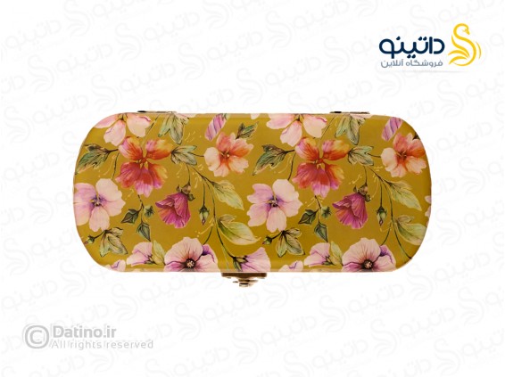 عکس جعبه چوبی رزین مستطیلی طرح گل زرکوب 20333 - انواع مدل جعبه چوبی رزین مستطیلی طرح گل زرکوب 20333