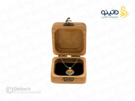 جعبه چوبی رزین مربعی طرح کاشی کاری اسلیمی 20334