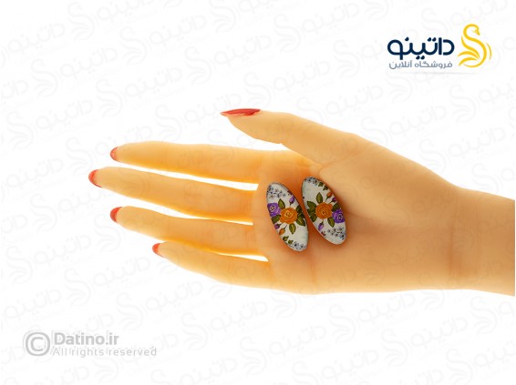 عکس گیره مو زنانه چوب و رزین طرح گل رز نارنجی زرکوب سایز کوچک مجموعه 2 عددی 20355 - انواع مدل گیره مو زنانه چوب و رزین طرح گل رز نارنجی زرکوب سایز کوچک مجموعه 2 عددی 20355