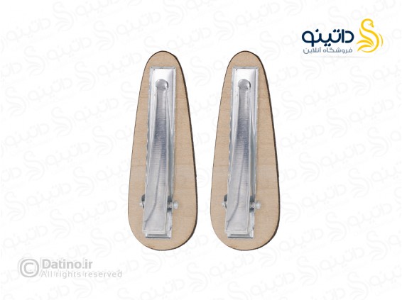 عکس گیره مو زنانه چوب و رزین طرح رز سفید زرکوب سایز متوسط 20357 - انواع مدل گیره مو زنانه چوب و رزین طرح رز سفید زرکوب سایز متوسط 20357