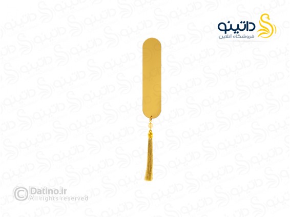 عکس بوکمارک چوبی رزین طرح گل طلایی 20367 - انواع مدل بوکمارک چوبی رزین طرح گل طلایی 20367