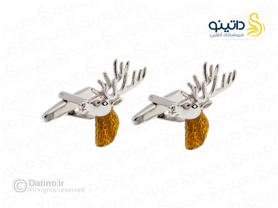 عکس دکمه سردست طرح گوزن لوکس 20554 - انواع مدل دکمه سردست طرح گوزن لوکس 20554