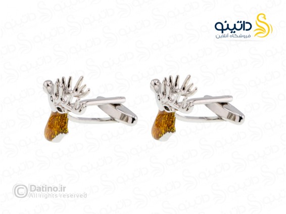 عکس دکمه سردست طرح گوزن لوکس 20554 - انواع مدل دکمه سردست طرح گوزن لوکس 20554