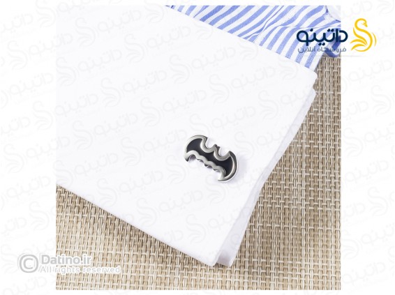 عکس دکمه سردست طرح بتمن 20555 - انواع مدل دکمه سردست طرح بتمن 20555