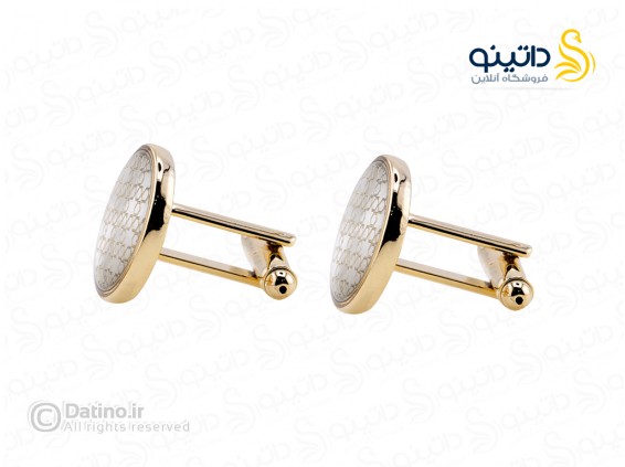 عکس دکمه سردست طرح گرد هندسی 20557 - انواع مدل دکمه سردست طرح گرد هندسی 20557