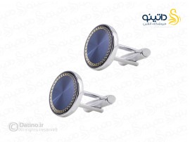 دکمه سردست طرح گرد کلاسیک 20558