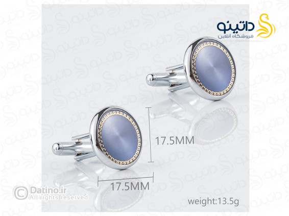 عکس دکمه سردست طرح گرد کلاسیک 20558 - انواع مدل دکمه سردست طرح گرد کلاسیک 20558