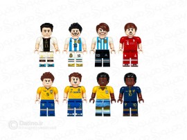 مینی فیگور بازیکن فوتبال مجموعه 8 عددی M8101