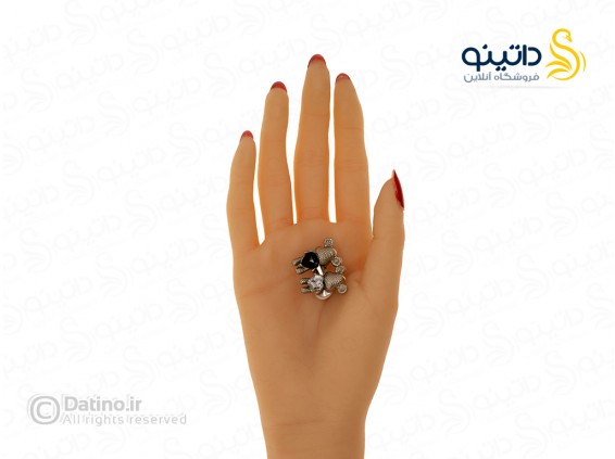عکس گیره کوچک کننده سایز شلوار طرح خرس عاشق نگین دار 20580 - انواع مدل گیره کوچک کننده سایز شلوار طرح خرس عاشق نگین دار 20580