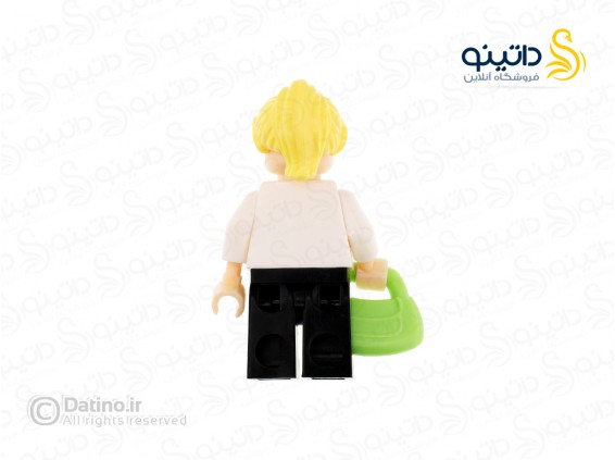 عکس مینی فیگور دختر خندان با کیف 20586 - انواع مدل مینی فیگور دختر خندان با کیف 20586