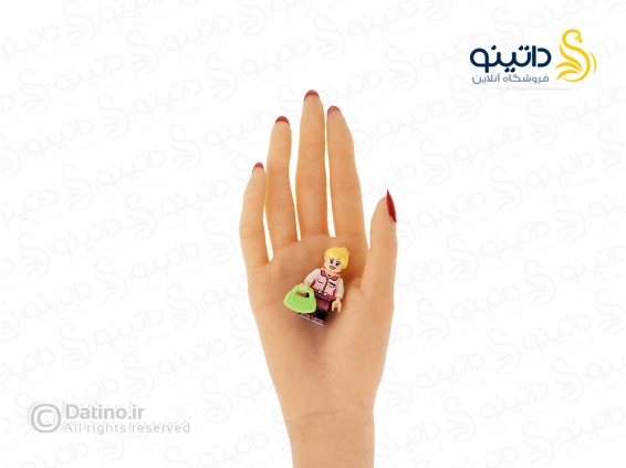 عکس مینی فیگور دختر خندان با کیف 20586 - انواع مدل مینی فیگور دختر خندان با کیف 20586