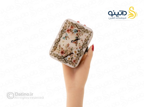 عکس جعبه چوبی رزین مستطیلی طرح بلبل و پروانه 20596 - انواع مدل جعبه چوبی رزین مستطیلی طرح بلبل و پروانه 20596