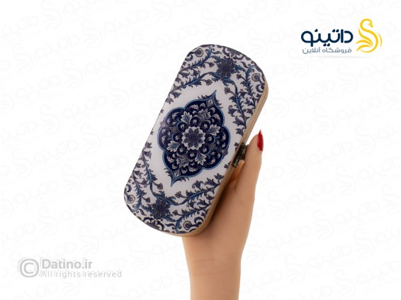 عکس جعبه چوبی رزین مستطیلی طرح کاشی سنتی 20598 - انواع مدل جعبه چوبی رزین مستطیلی طرح کاشی سنتی 20598