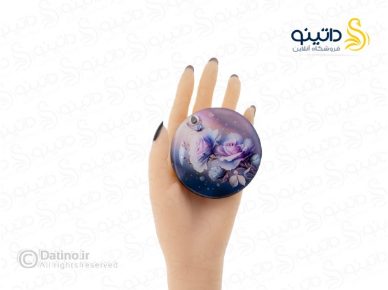 عکس آینه جیبی رزین مدل دو رو طرح رز و پروانه طرح زرکوب 20600 - انواع مدل آینه جیبی رزین مدل دو رو طرح رز و پروانه طرح زرکوب 20600