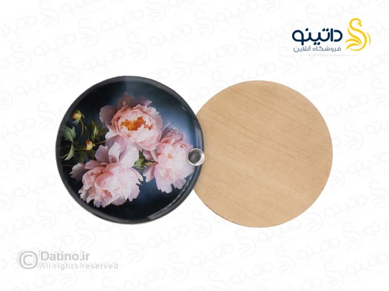 عکس آینه جیبی رزین مدل دو رو طرح گل رز لمسی 20601 - انواع مدل آینه جیبی رزین مدل دو رو طرح گل رز لمسی 20601