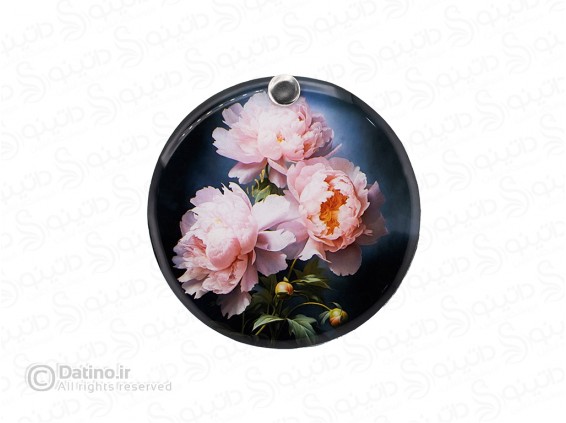عکس آینه جیبی رزین مدل دو رو طرح گل رز لمسی 20601 - انواع مدل آینه جیبی رزین مدل دو رو طرح گل رز لمسی 20601