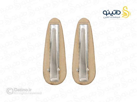 عکس گیره مو زنانه چوب و رزین طرح گل سوسن زرکوب سایز متوسط 20605 - انواع مدل گیره مو زنانه چوب و رزین طرح گل سوسن زرکوب سایز متوسط 20605