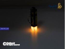 جاکلیدی طرح مشعل تک رنگ ماینکرافت 20607