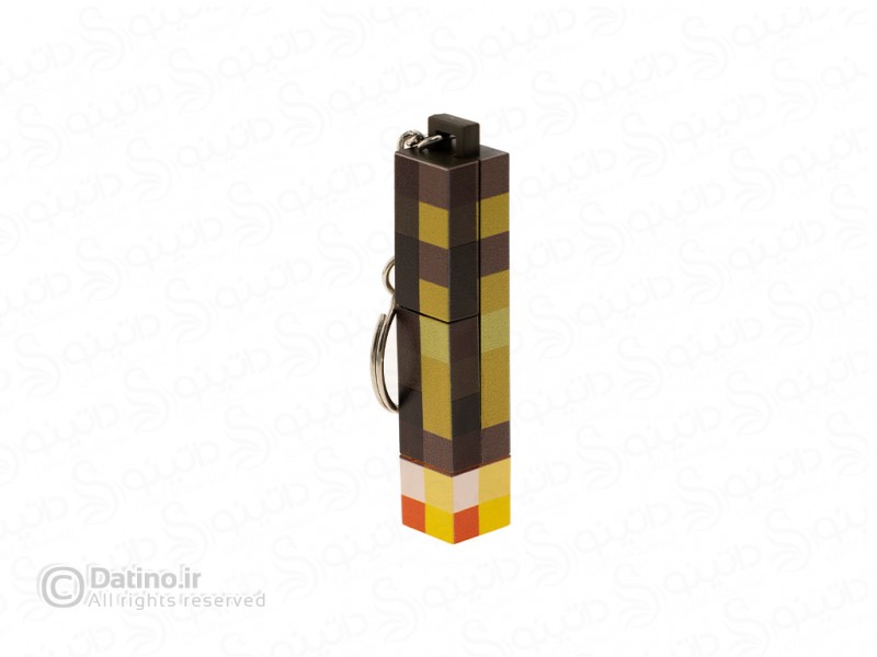 عکس جاکلیدی طرح مشعل تک رنگ ماینکرافت 20607 - انواع مدل جاکلیدی طرح مشعل تک رنگ ماینکرافت 20607