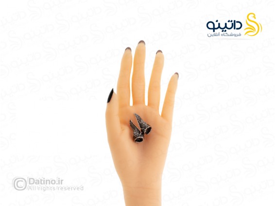 عکس گوشواره استیل طرح بال فرشته لوکس 20629 - انواع مدل گوشواره استیل طرح بال فرشته لوکس 20629