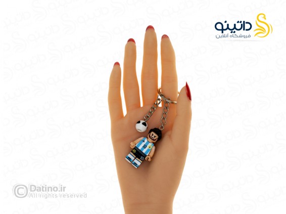 عکس جاکلیدی مینی فیگور طرح مسی جدی با لباس تیم ملی آرژانتین و توپ فوتبال YK4440 - انواع مدل جاکلیدی مینی فیگور طرح مسی جدی با لباس تیم ملی آرژانتین و توپ فوتبال YK4440