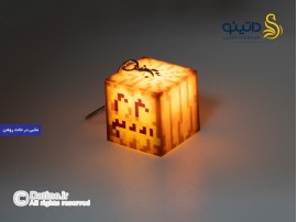 جاکلیدی طرح کدو هالووین چراغ دار بازی ماینکرافت 20702