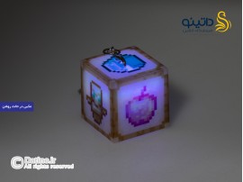 جاکلیدی طرح مکعب توتم نامیرا مدل چراغ دار بازی ماینکرافت 20705