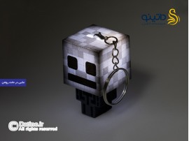جاکلیدی طرح خزنده پوکرفیس مدل چراغ دار بازی ماینکرافت 20706