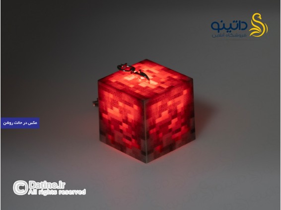 عکس جاکلیدی طرح مکعب ماگمای سرخ مدل چراغ دار بازی ماینکرافت 20707 - انواع مدل جاکلیدی طرح مکعب ماگمای سرخ مدل چراغ دار بازی ماینکرافت 20707