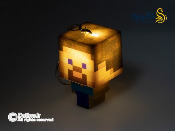 عکس جاکلیدی طرح استیو مدل چراغ دار بازی ماینکرافت 20708 - انواع مدل جاکلیدی طرح استیو مدل چراغ دار بازی ماینکرافت 20708