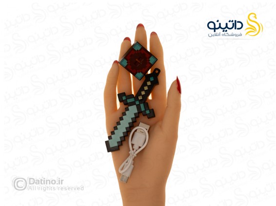 عکس جاکلیدی طرح شمشیر پیکسلی مدل چراغ دار پایه دار بازی ماینکرافت 20712 - انواع مدل جاکلیدی طرح شمشیر پیکسلی مدل چراغ دار پایه دار بازی ماینکرافت 20712