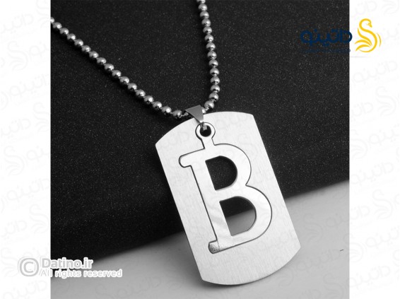 عکس گردنبند مردانه و زنانه طرح حروف الفبای انگلیسی مدل کلاسیک 20717 - انواع مدل گردنبند مردانه و زنانه طرح حروف الفبای انگلیسی مدل کلاسیک 20717