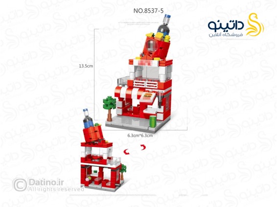 عکس ساختنی کیت خانه مینیاتوری طرح فروشگاه همبرگر فروشی 164 قطعه 20901 - انواع مدل ساختنی کیت خانه مینیاتوری طرح فروشگاه همبرگر فروشی 164 قطعه 20901