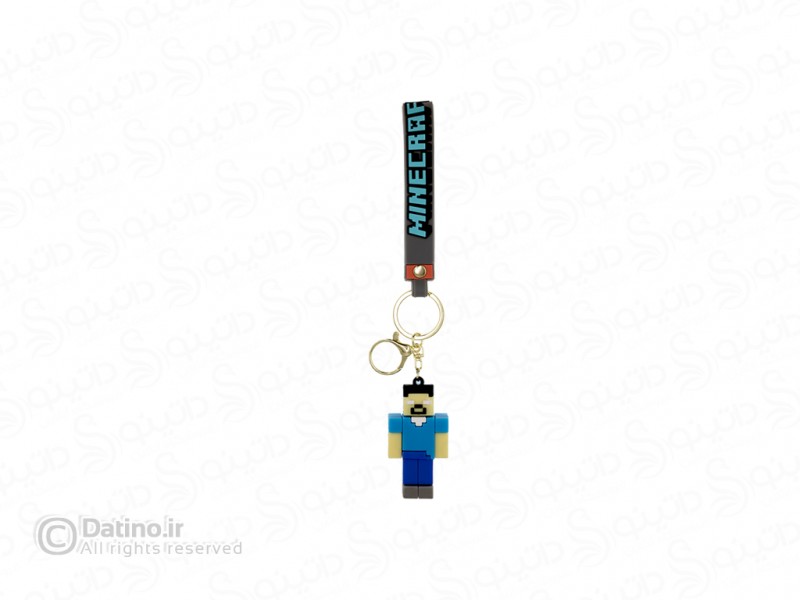 عکس جاکلیدی سیلیکونی استیو دنیای بازی ماینکرافت 21009 - انواع مدل جاکلیدی سیلیکونی استیو دنیای بازی ماینکرافت 21009